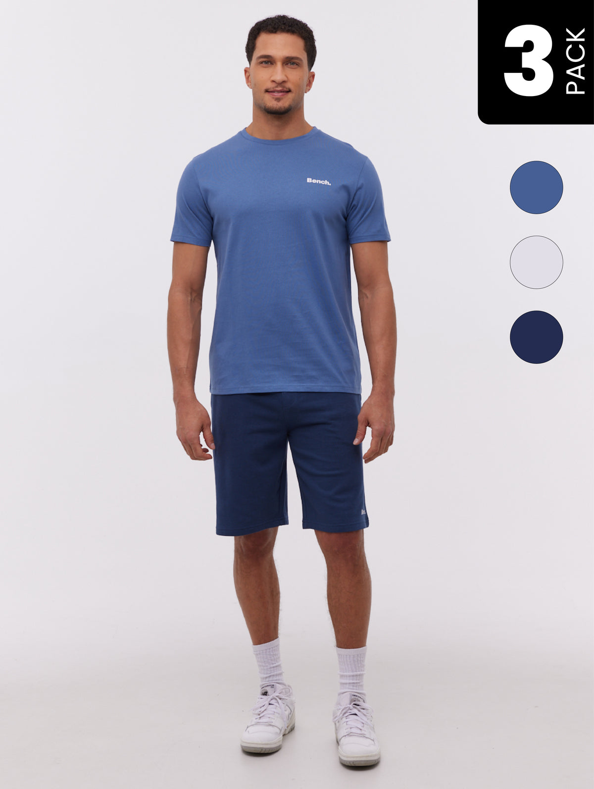 Biardo t-shirt à emblème et shorts (paquet de 3)