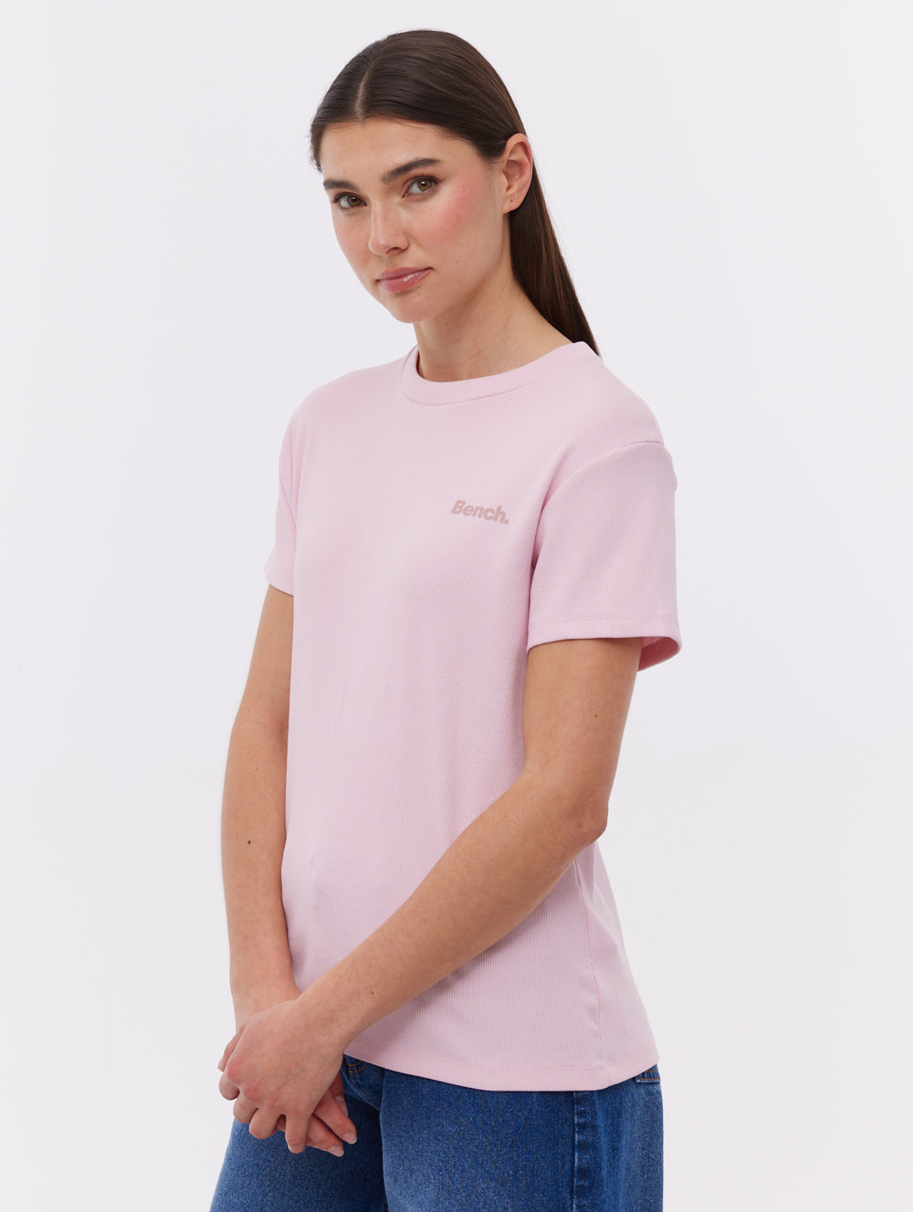 Hollienne t-shirt côtelé (paquet de 3)