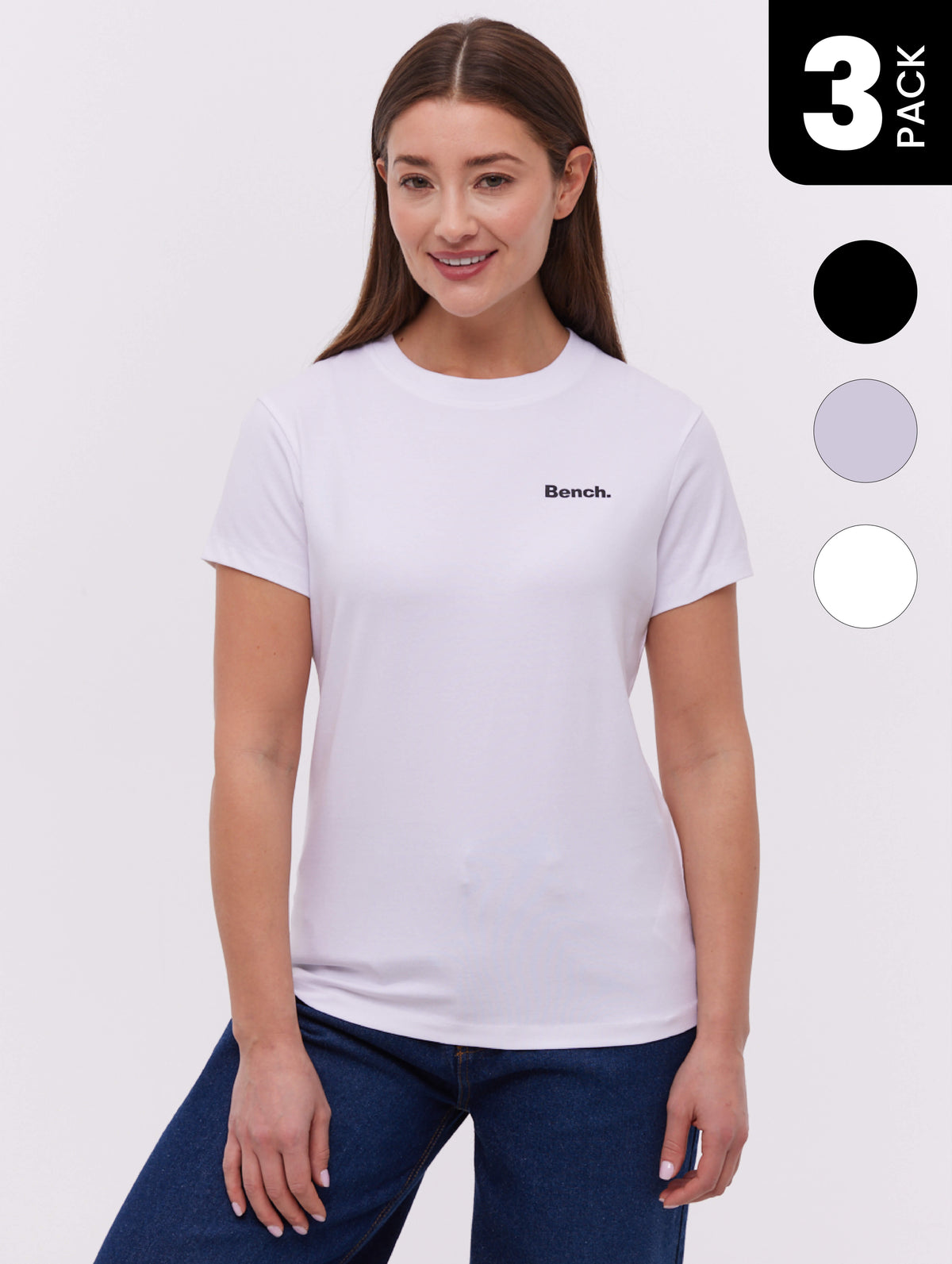 Desra t-shirt à emblème (paquet de 3)
