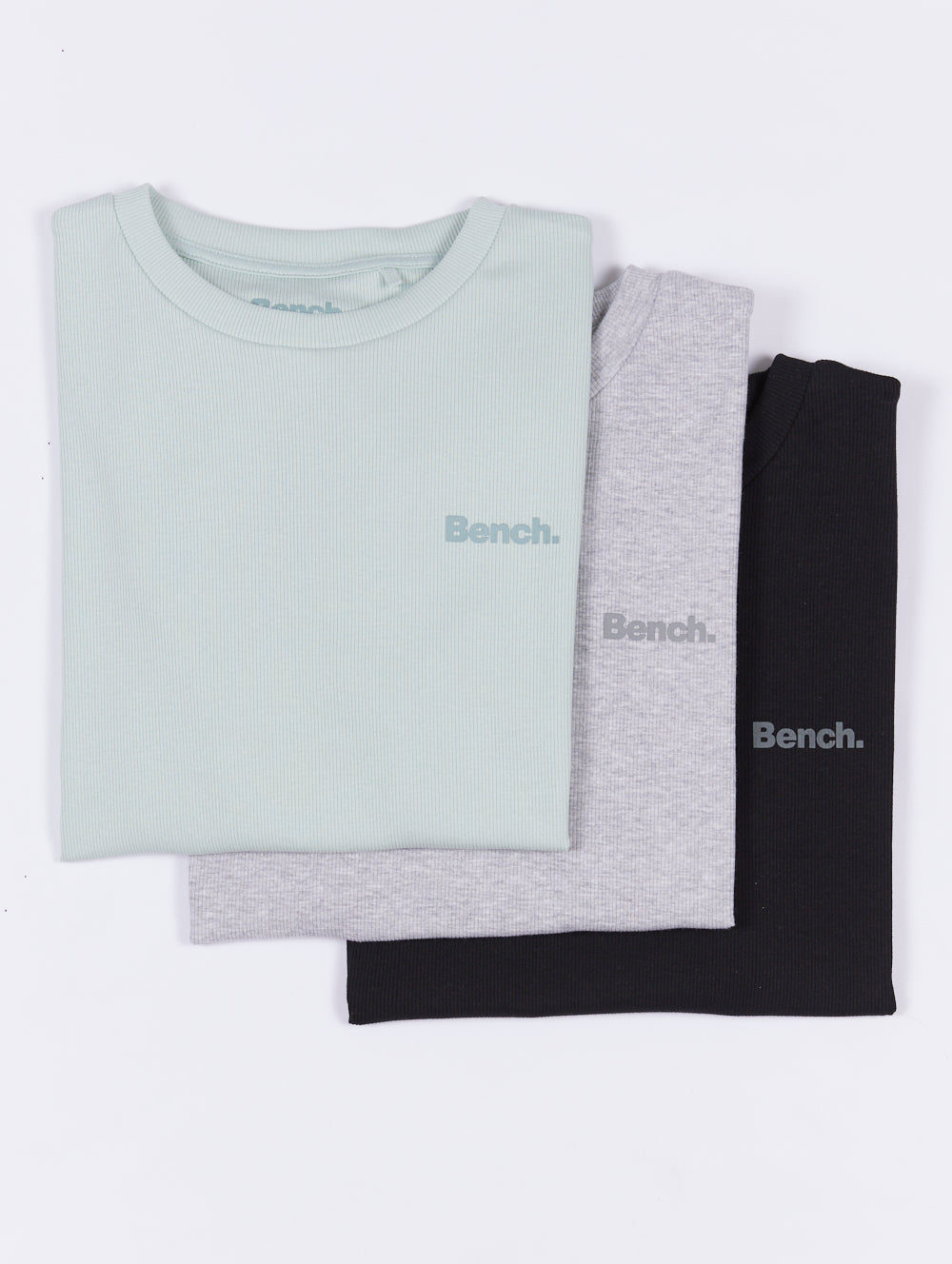 Krossa t-shirt côtelé (paquet de 3)