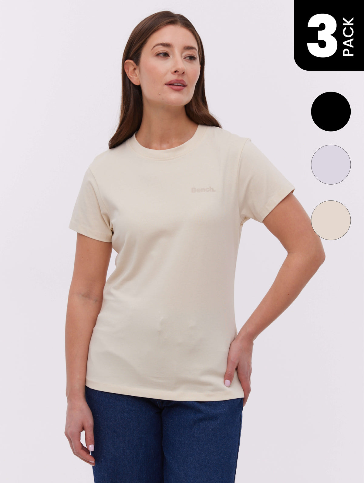 Kammy t-shirt à emblème (paquet de 3)