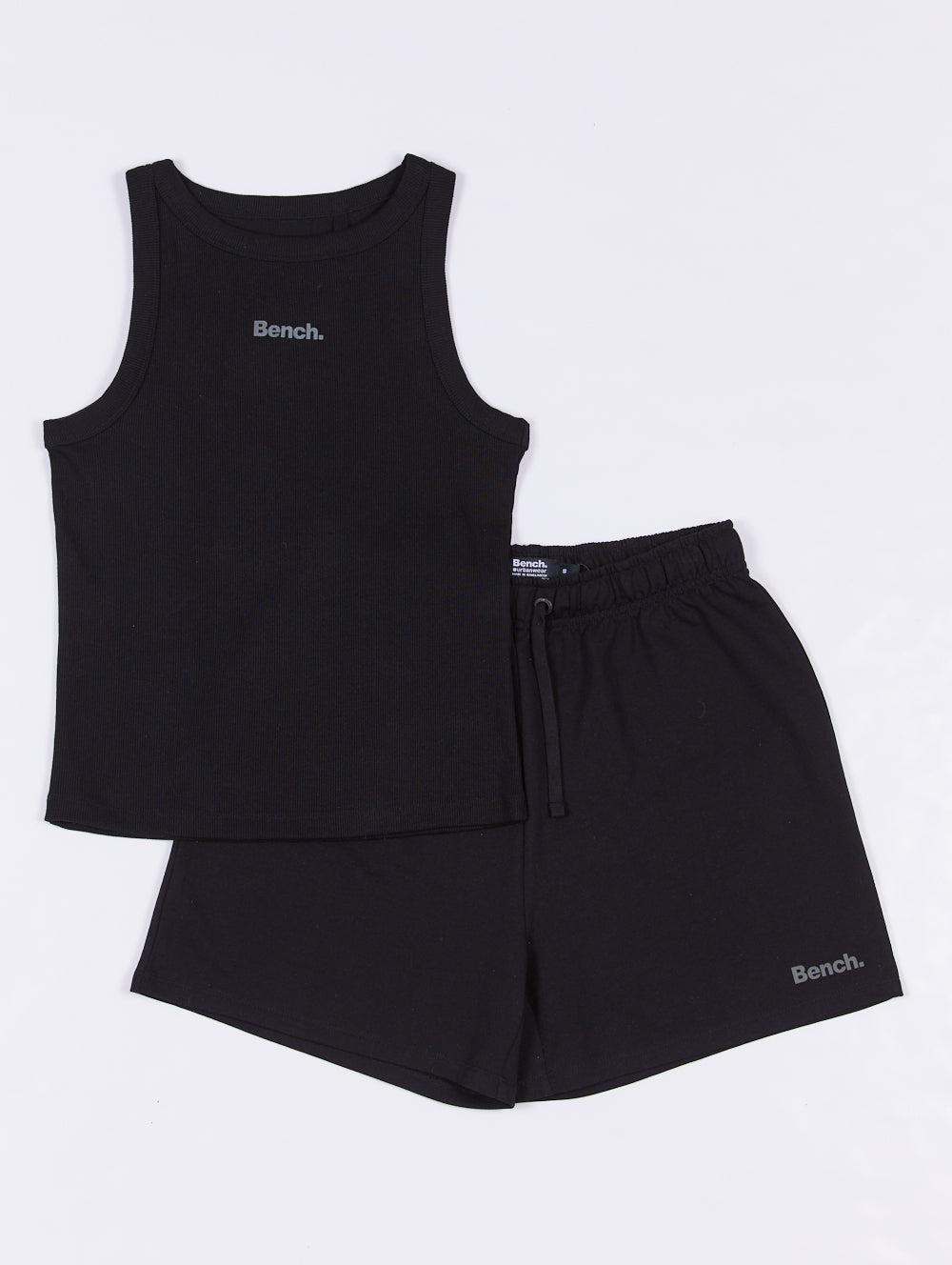 Pomra débardeur côtelé et shorts (paquet de 2)
