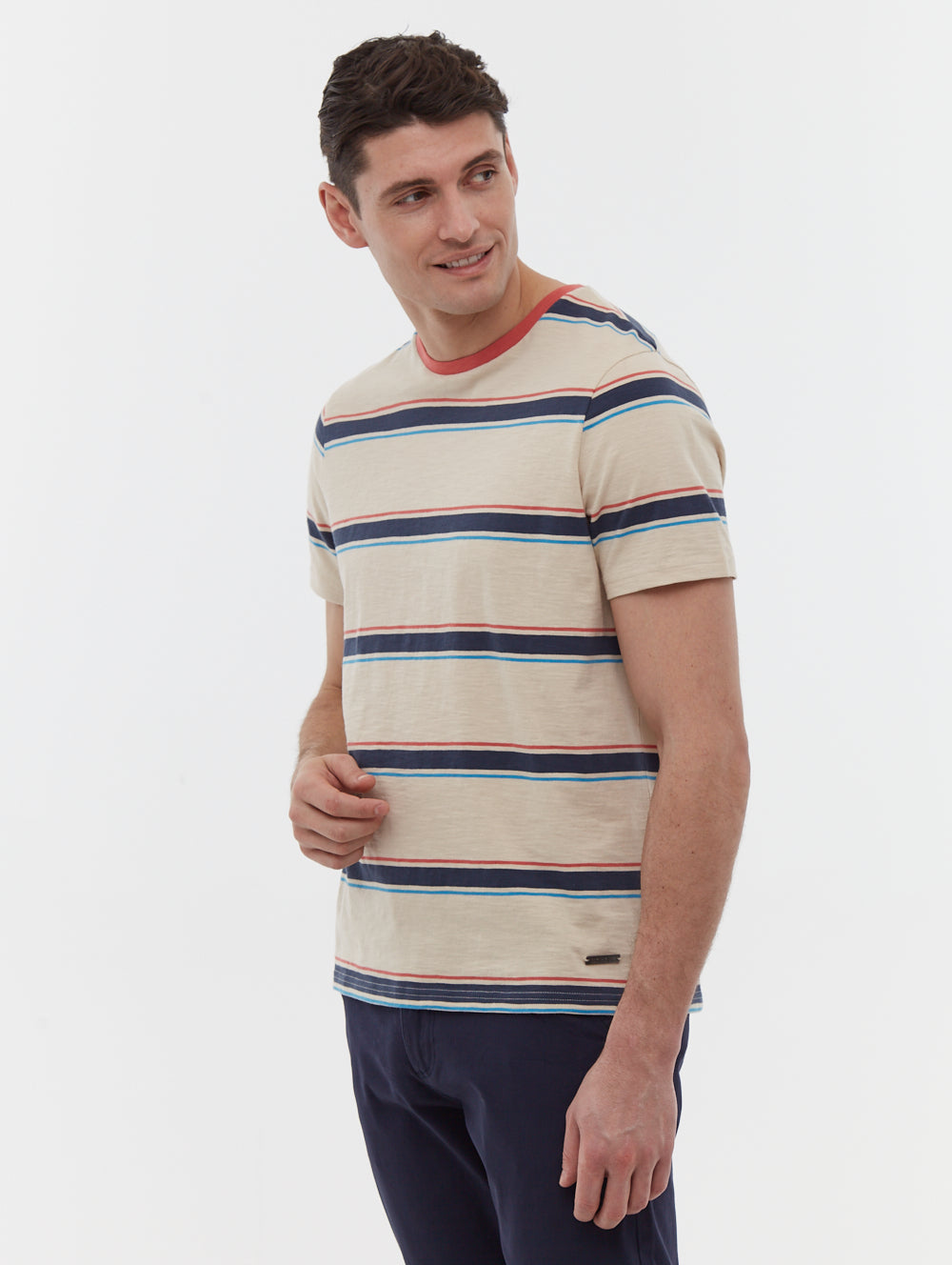 Walner t-shirt à rayures doubles