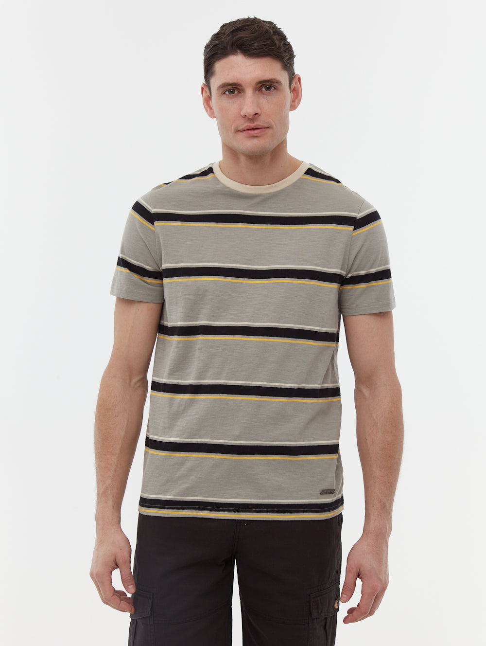 Walner t-shirt à rayures doubles