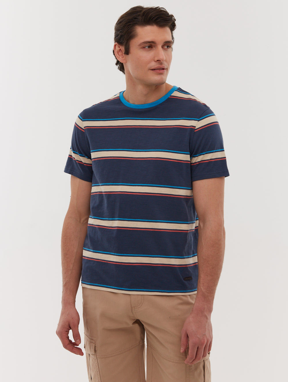 Walner t-shirt à rayures doubles