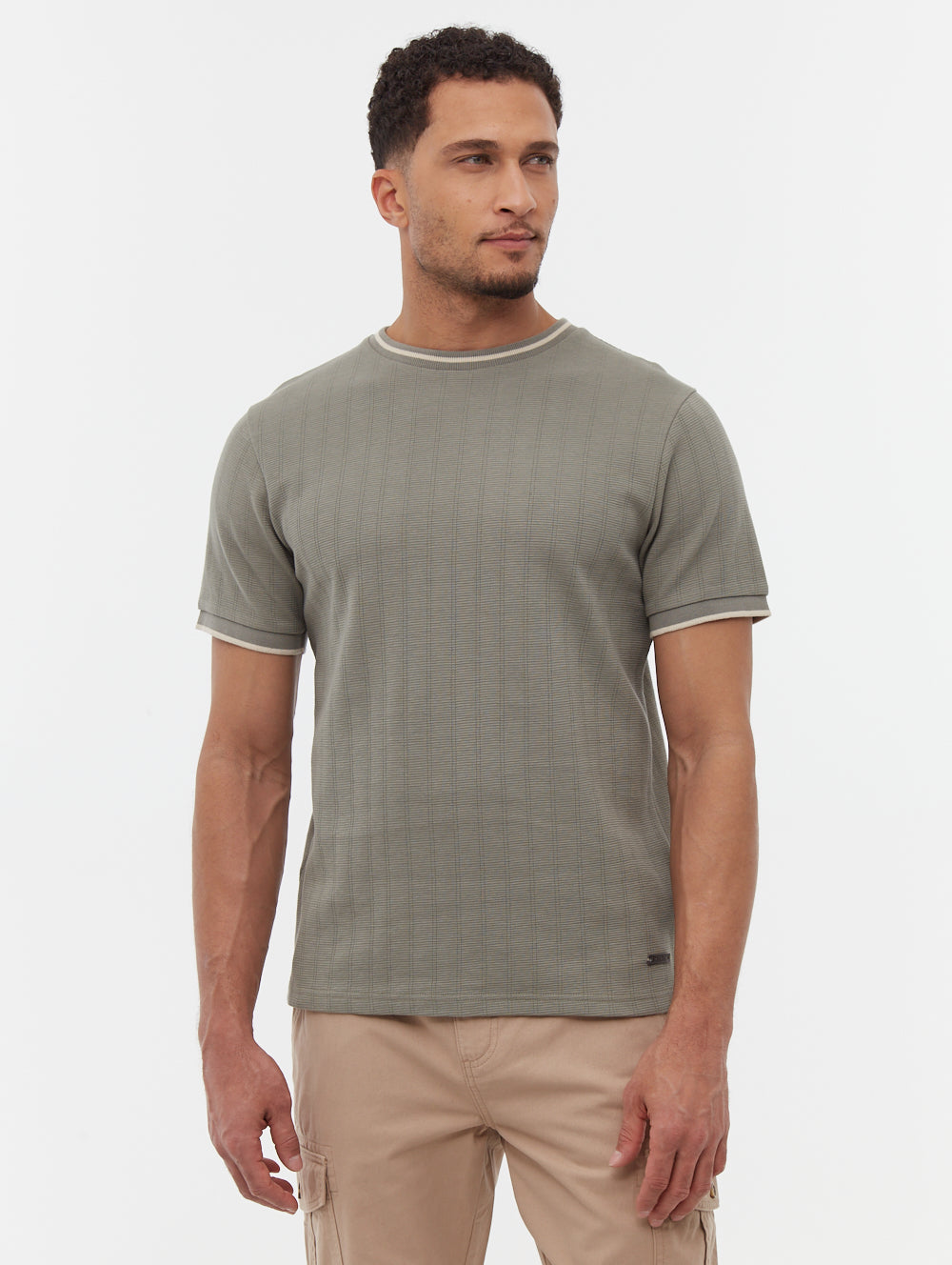 Ernara t-shirt à col ringer