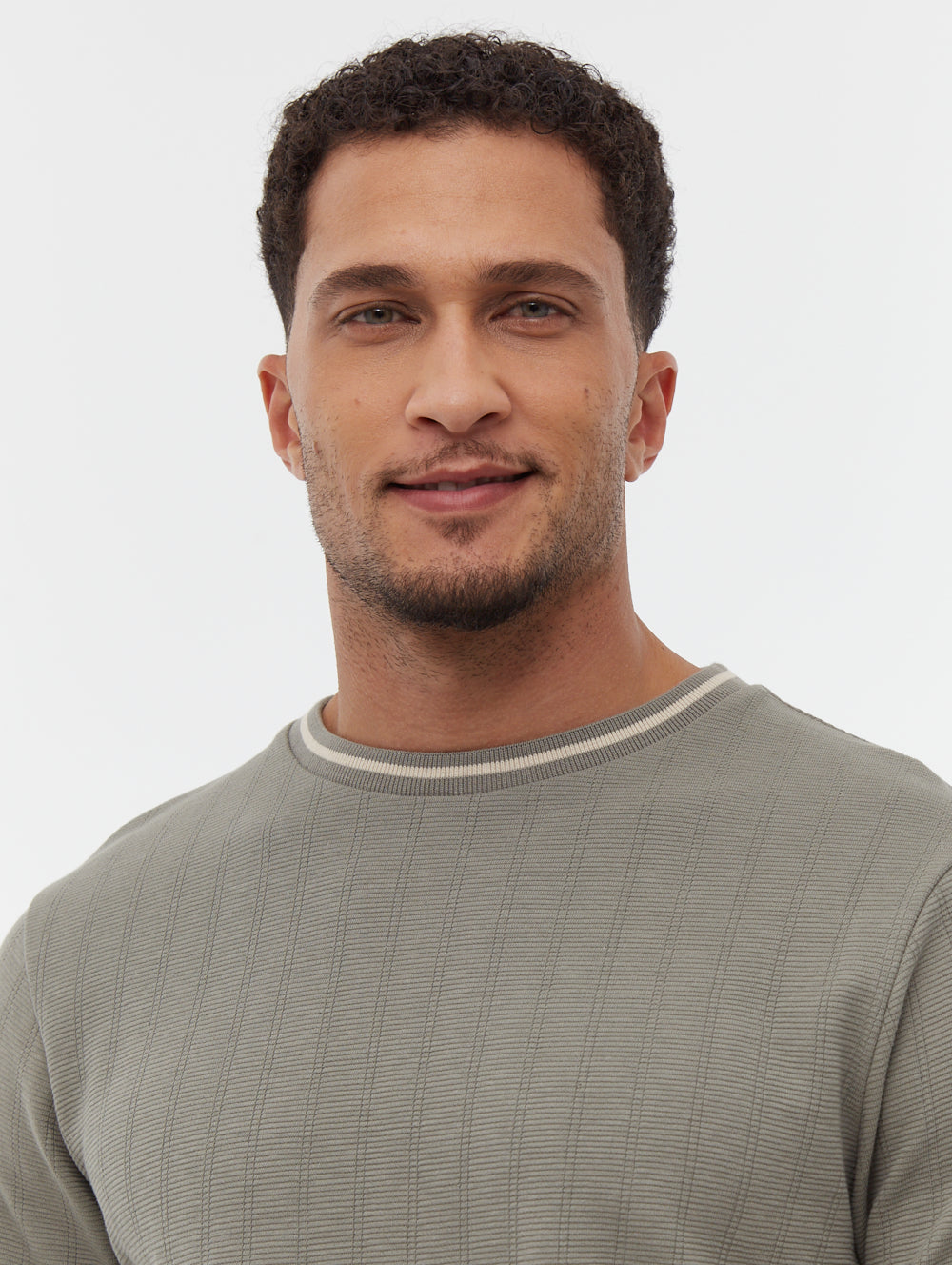 Ernara t-shirt à col ringer