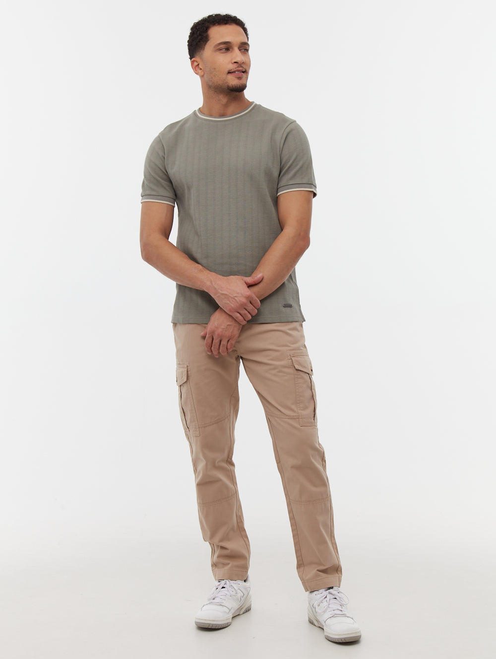 Ernara t-shirt à col ringer