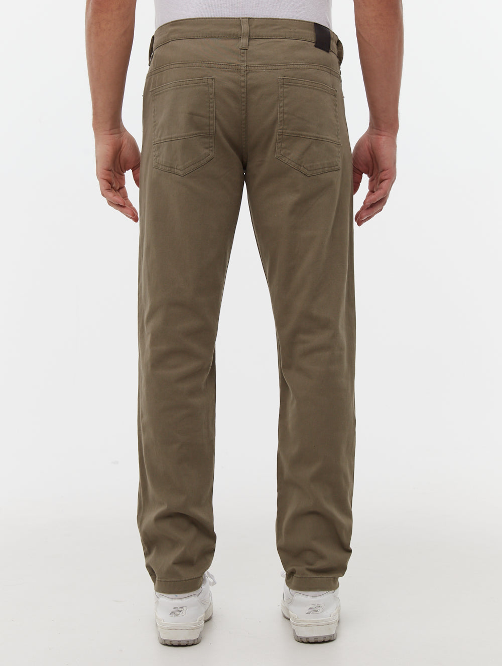 Pantalon chino 5 poches en sergé