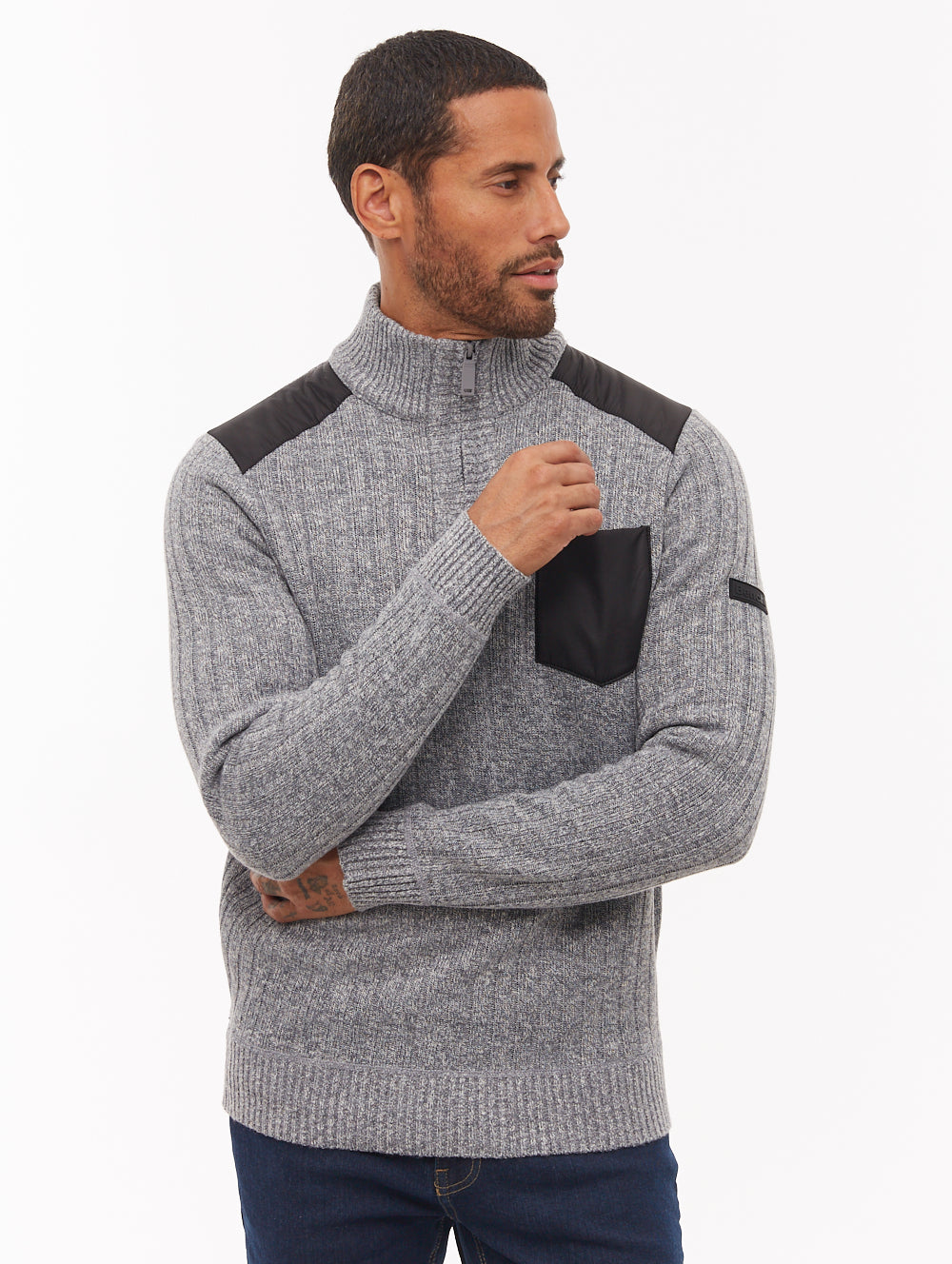 Verto chandail demi-zip - Gris