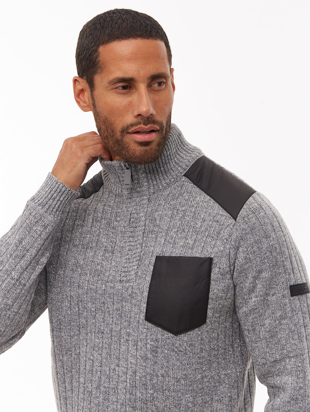 Verto chandail demi-zip - Gris