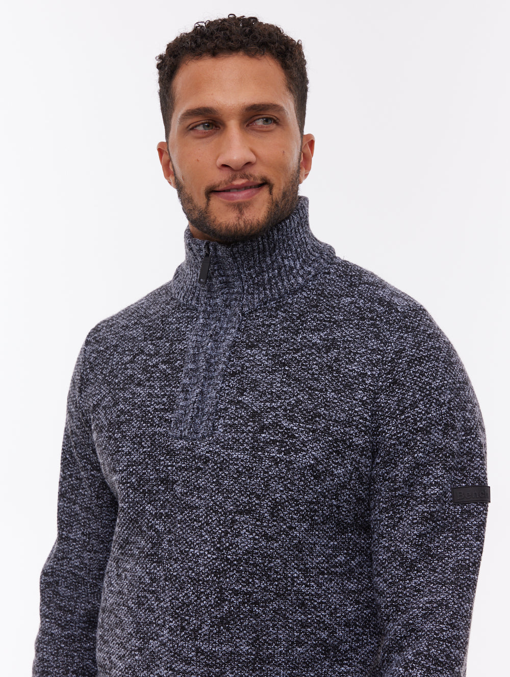 Palacio chandail demi-zip - Gris