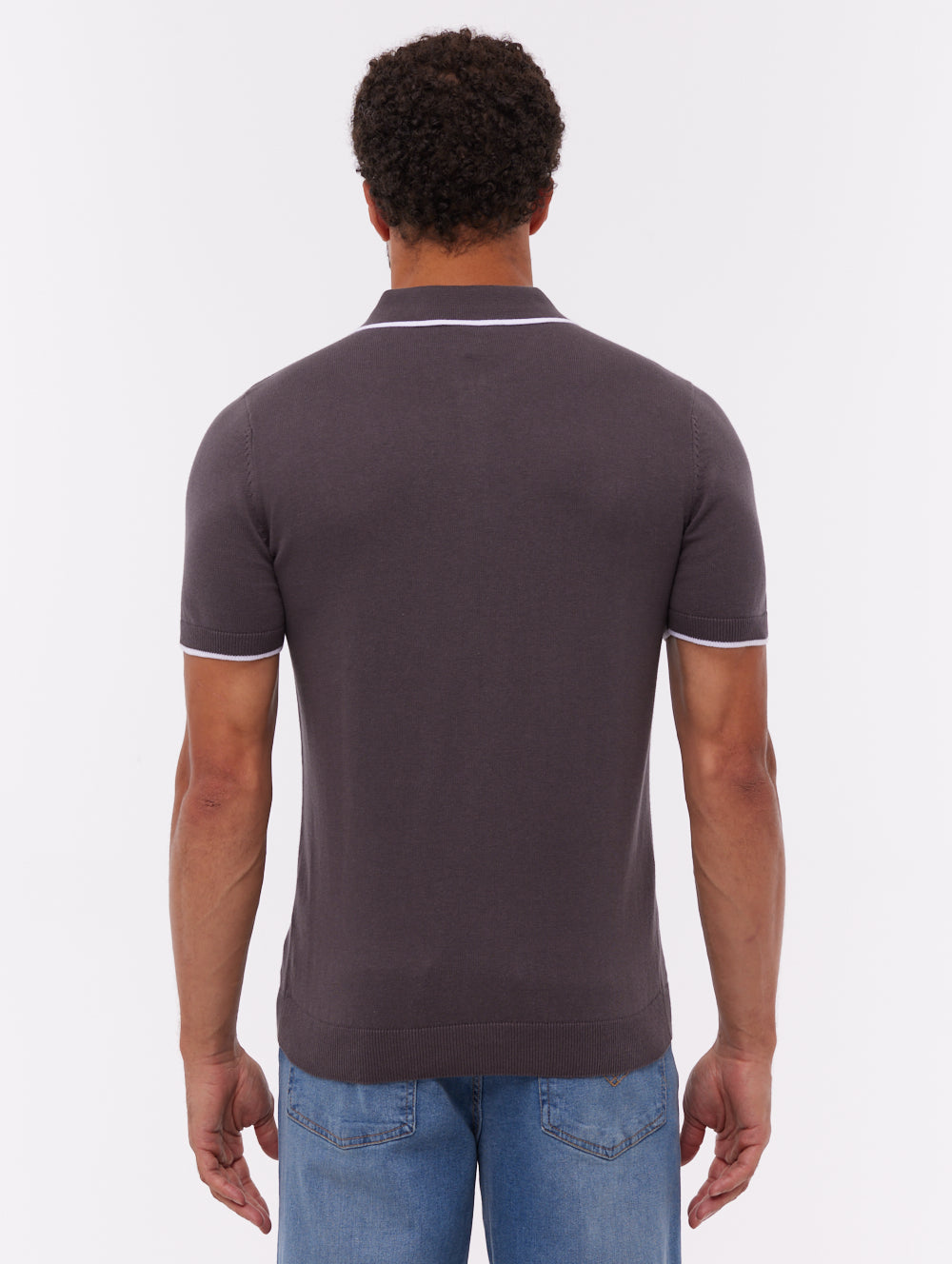 Settio polo en tricot - Gris