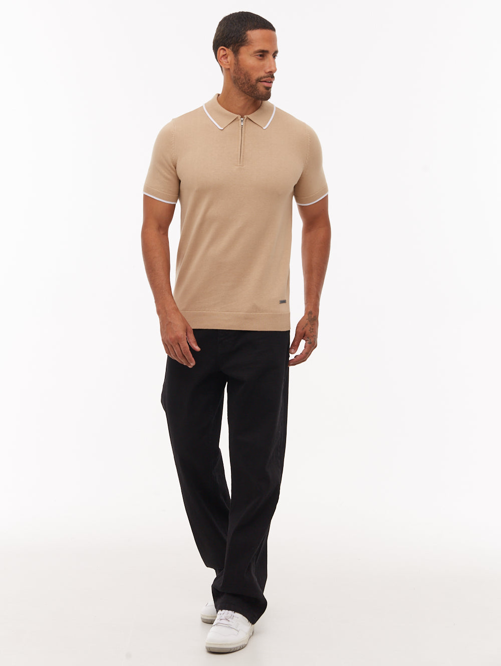 Settio polo en tricot - Beige