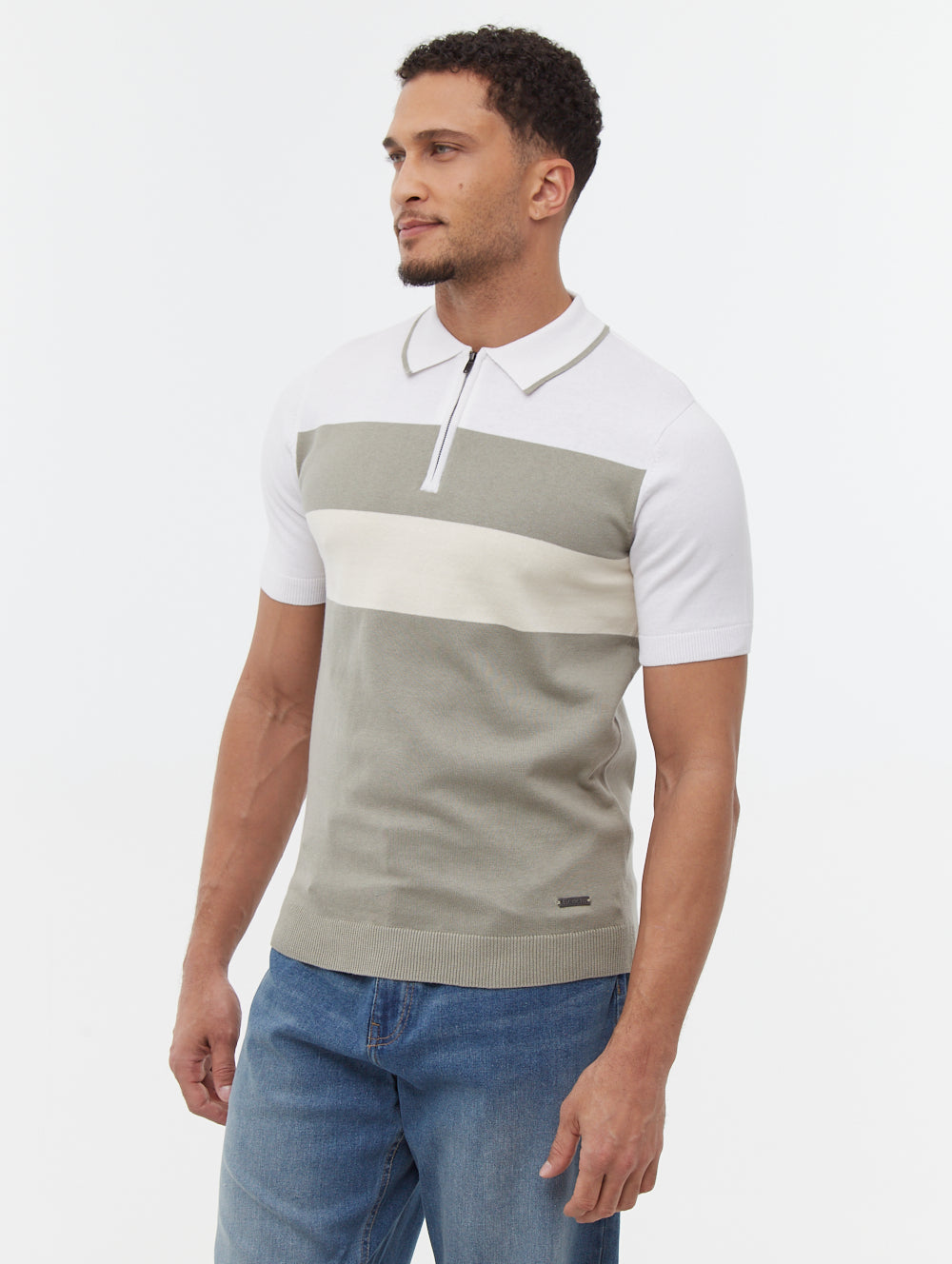 Aspinn polo à rayures blocs