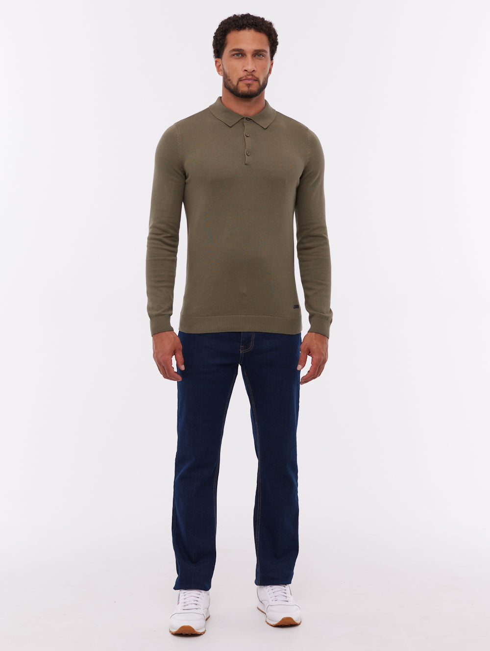 Pollos polo à manches longues - Vert