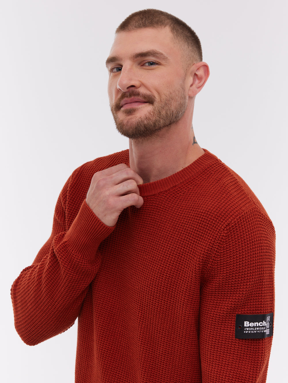 Falum chandail à col rond - Orange