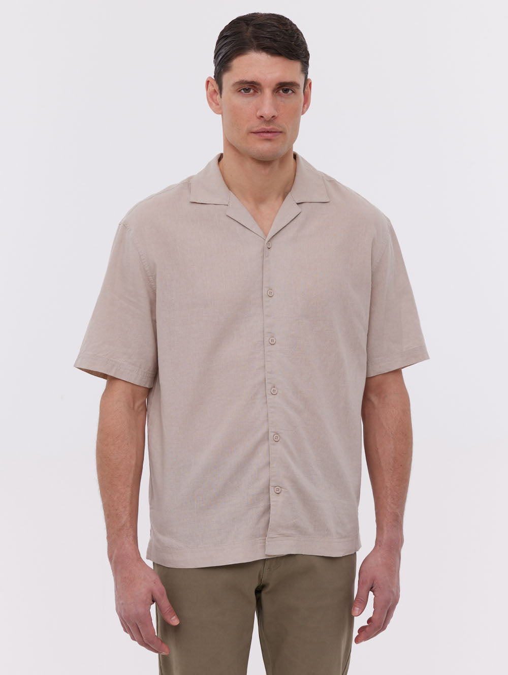 Auxin chemise cabana à manches courtes