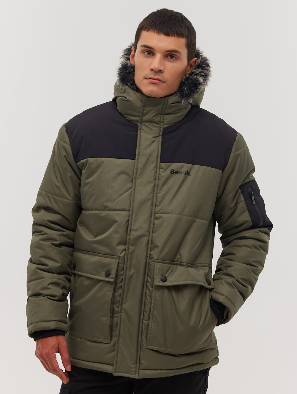 TILLOR Green Outerwear Parkas Shot 1
