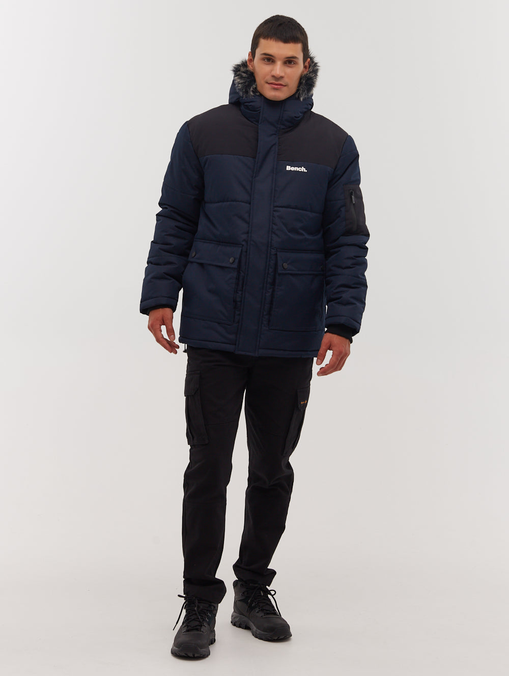TILLOR Blue Outerwear Parkas Shot 7