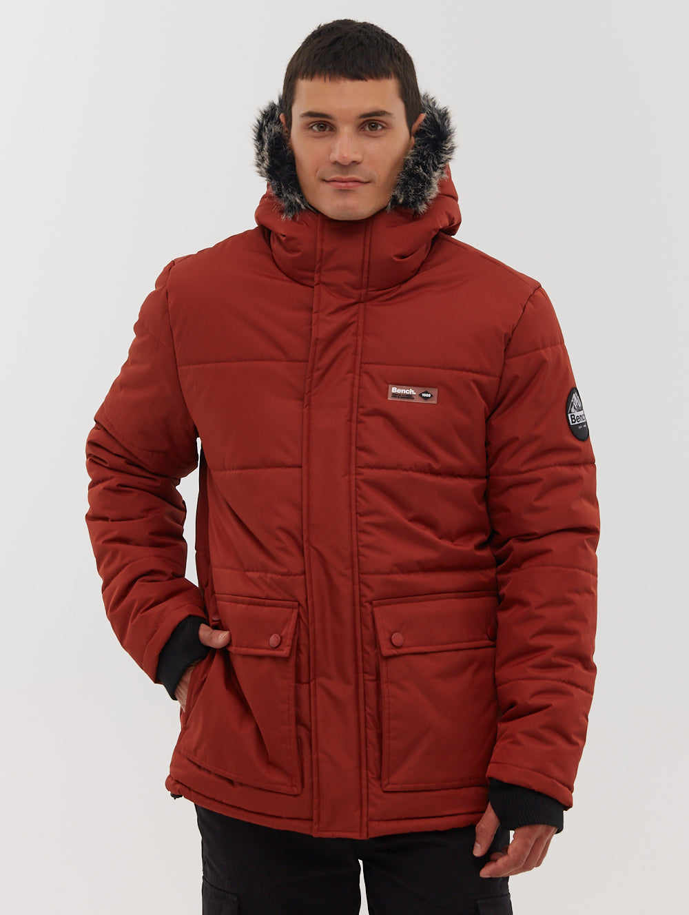 KOUFAX Red Outerwear Parkas Shot 1