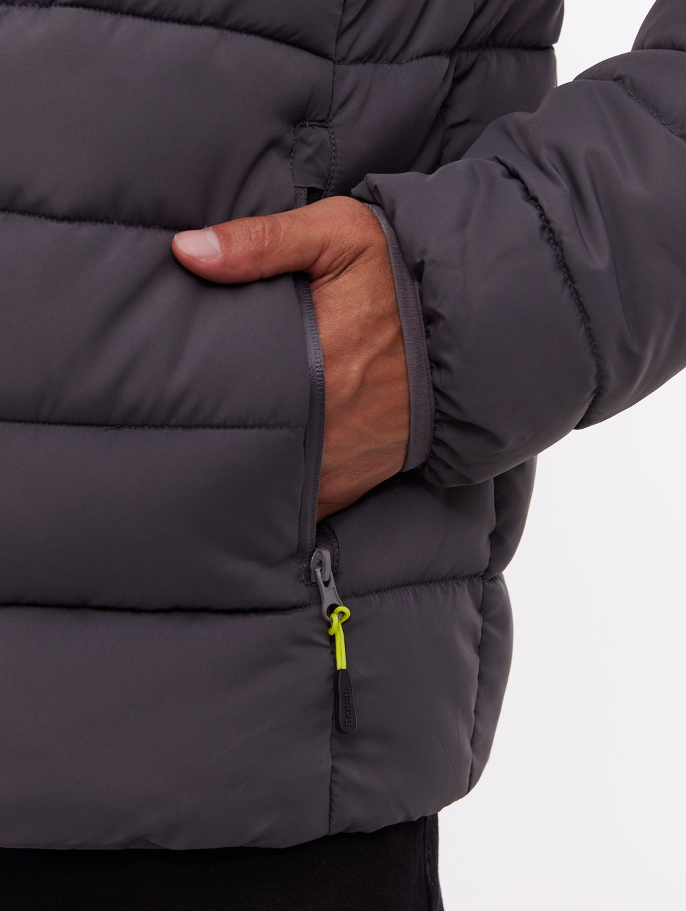 Gaudino Hooded Puffer Jacket - Grey