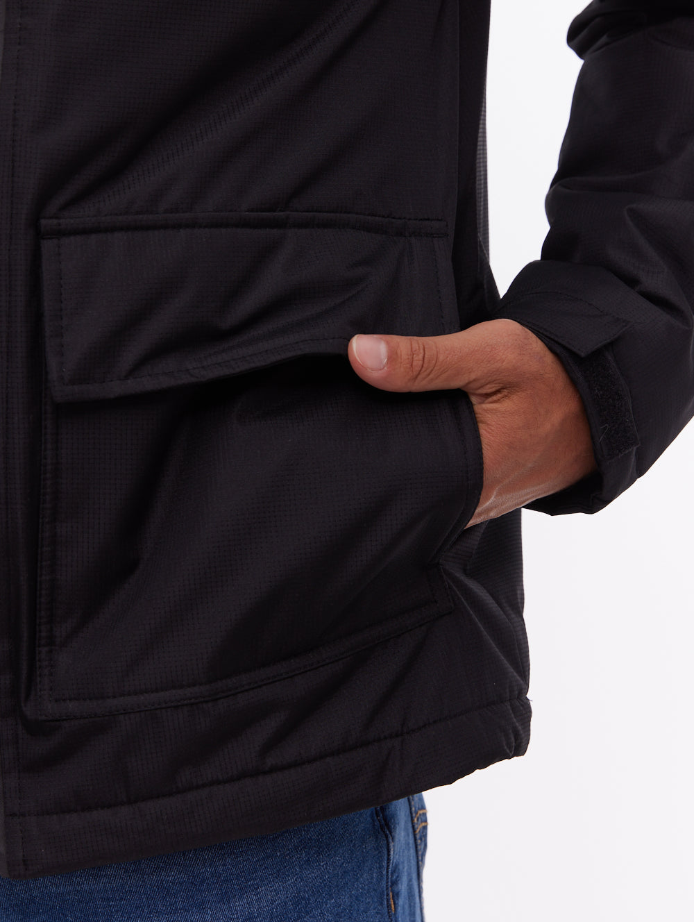 Valana parka à capuchon - Noir