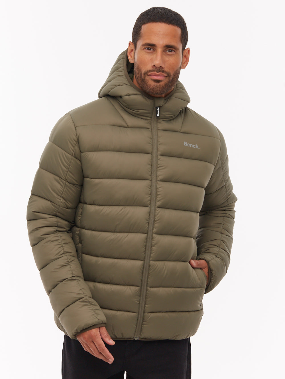 Afflor Green KH001 Outerwear Puffer Jackets Shot 1