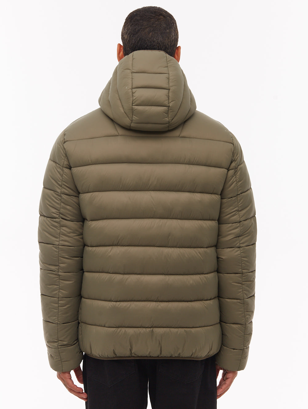 Afflor Green KH001 Outerwear Puffer Jackets Shot 4