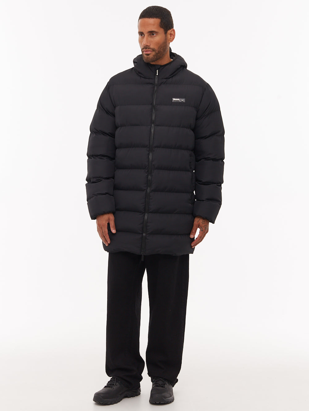Arviss Black BK001 Outerwear Jackets Long Shot 3
