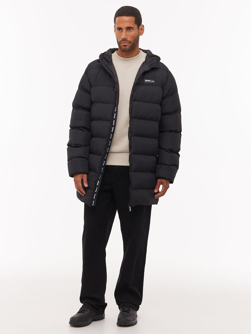 Arviss Black BK001 Outerwear Jackets Long Shot 5