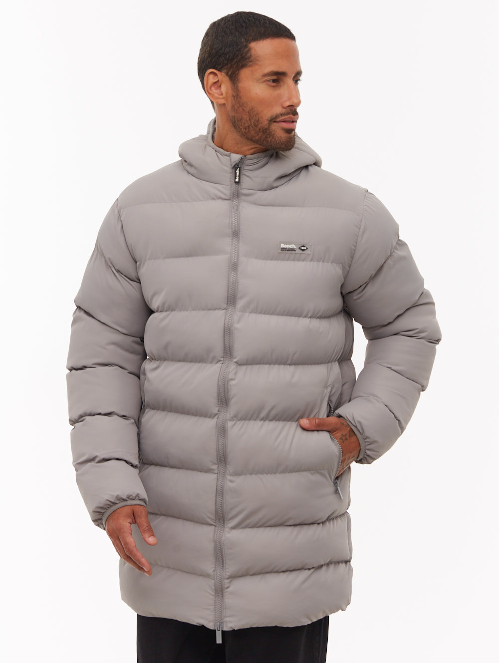 Arviss Grey GY016 Outerwear Jackets Long Shot 1