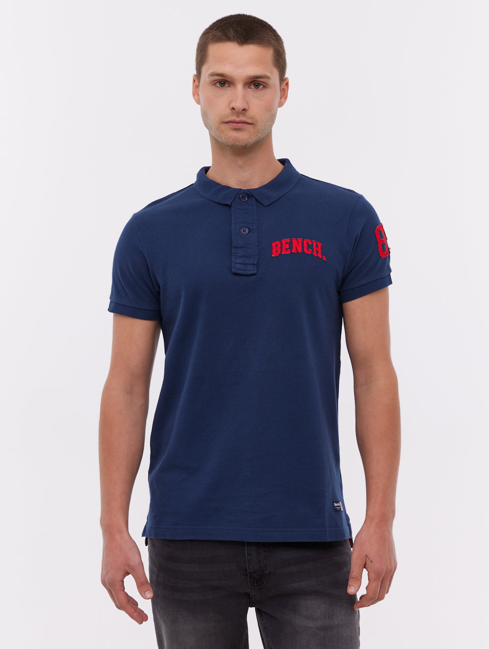Duchal polo avec appliqué universitaire