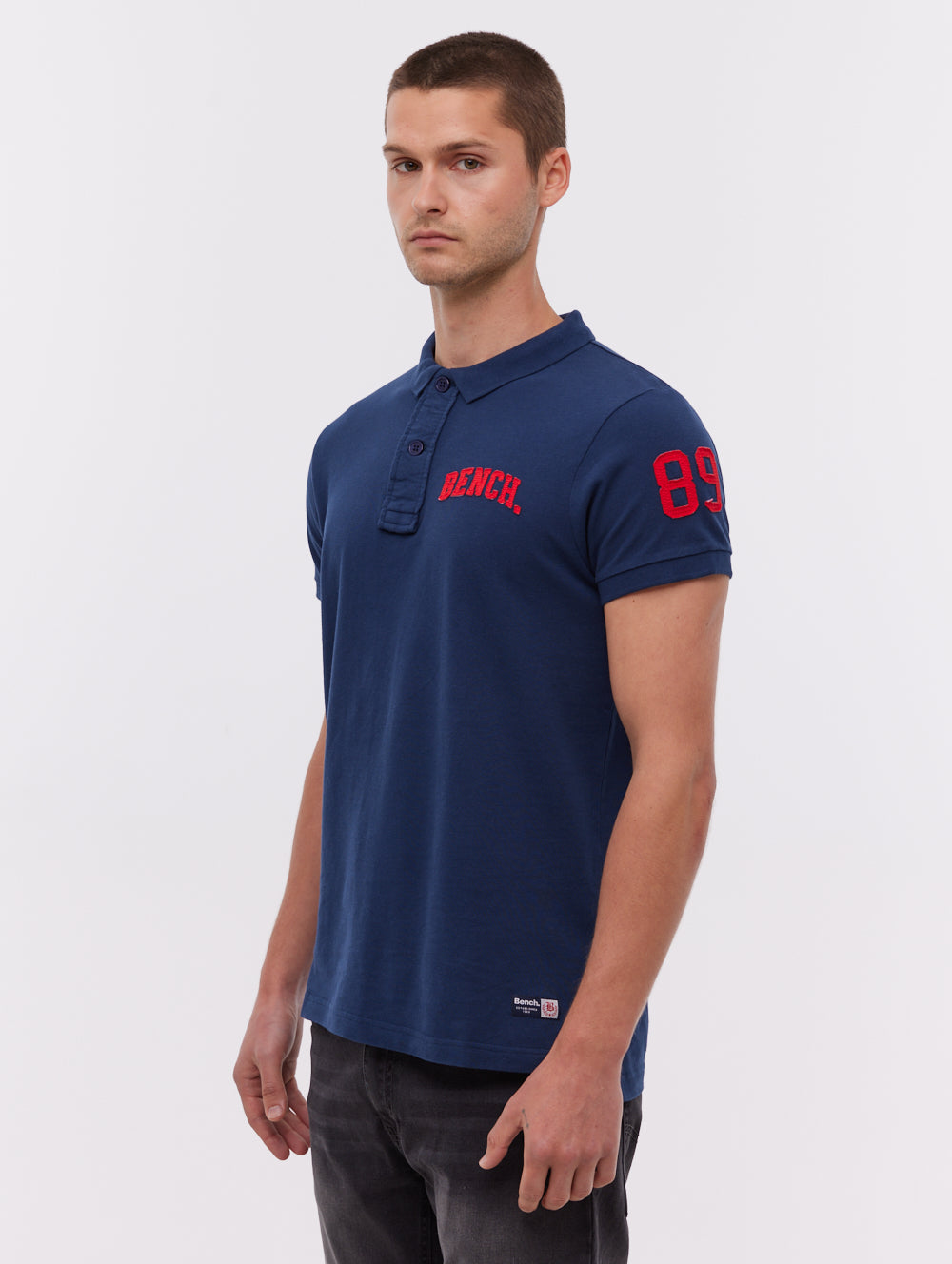 Duchal polo avec appliqué universitaire