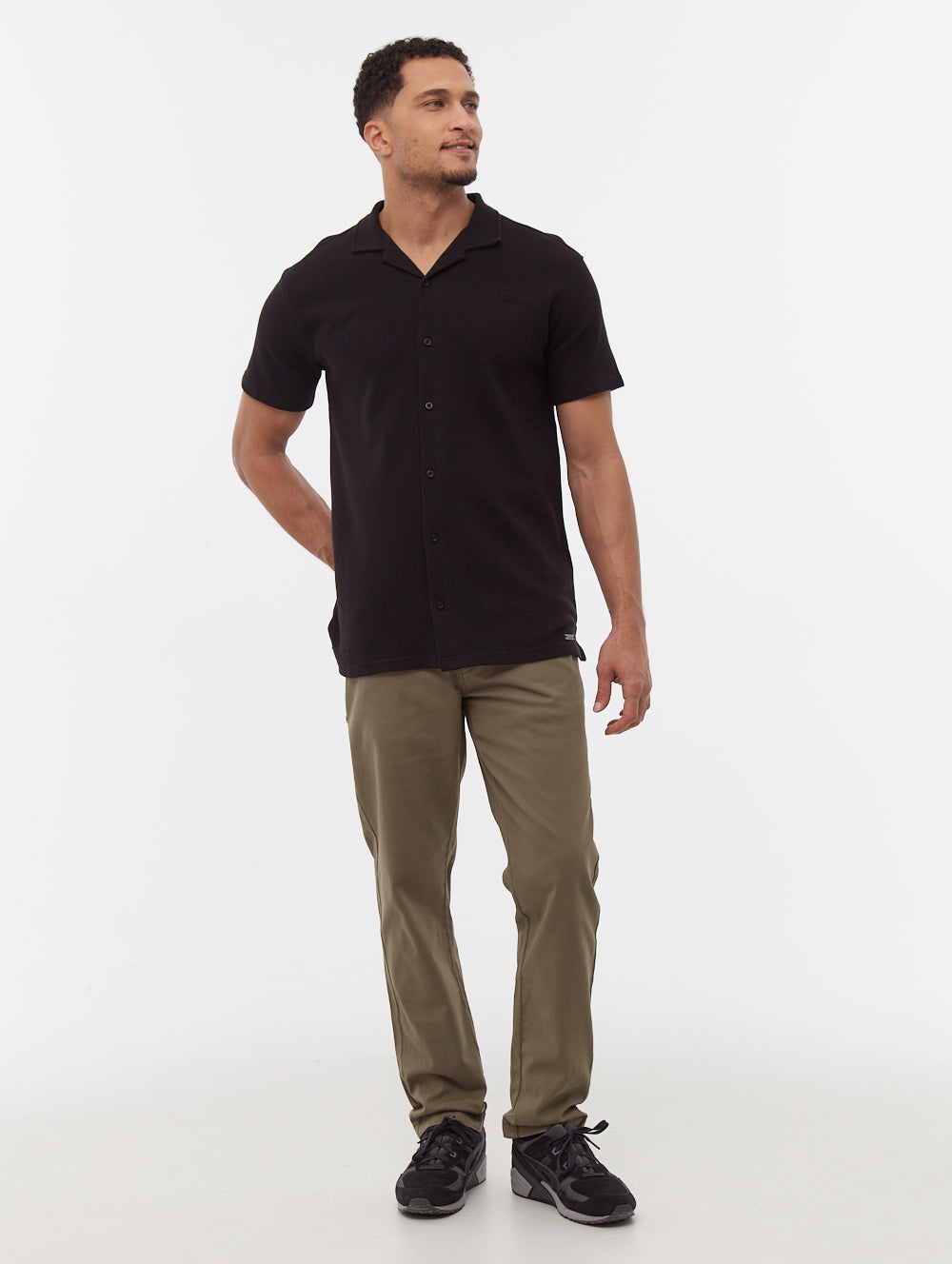 Pilima chemise cabana à manches courtes