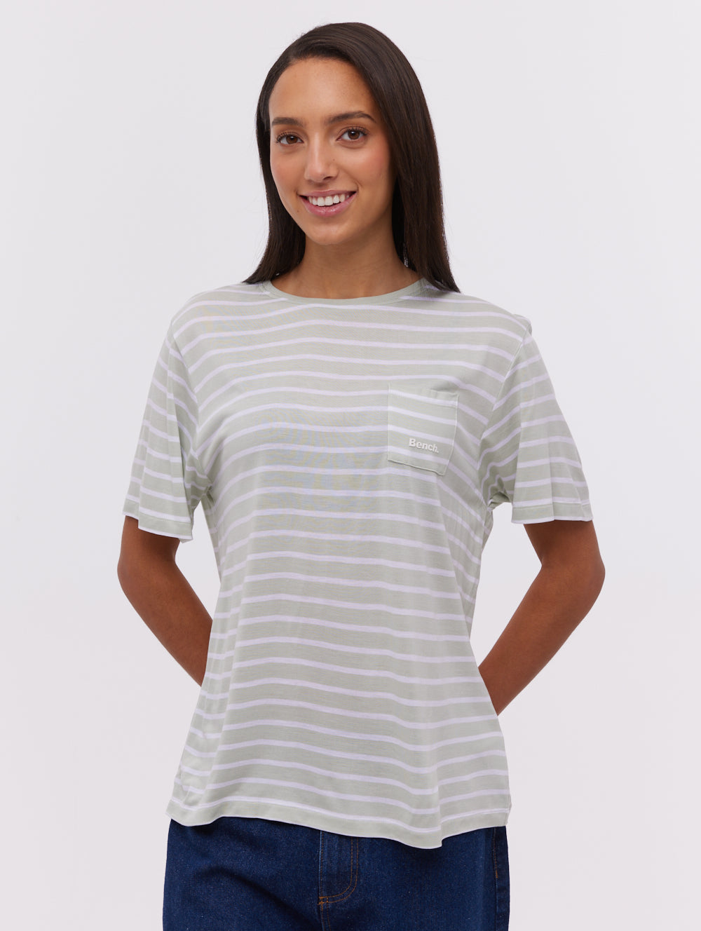 Tee-shirt rayé à poches Nouria