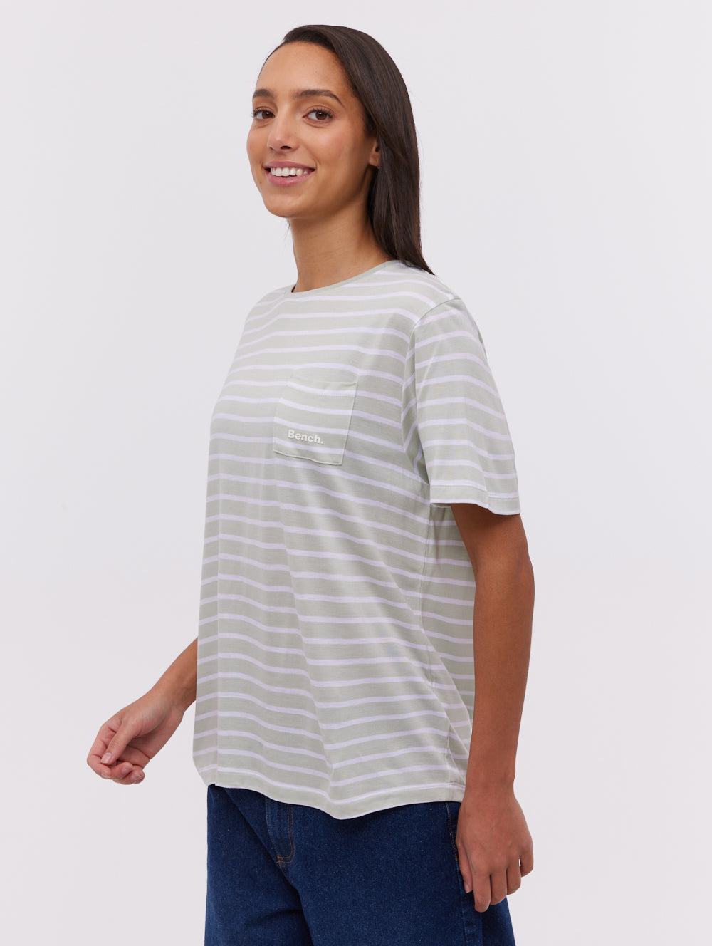 Tee-shirt rayé à poches Nouria