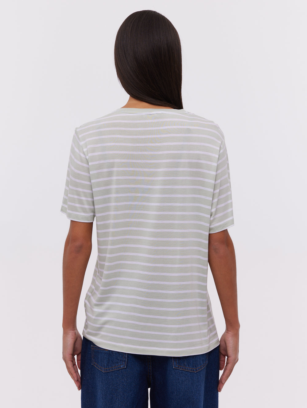 Tee-shirt rayé à poches Nouria