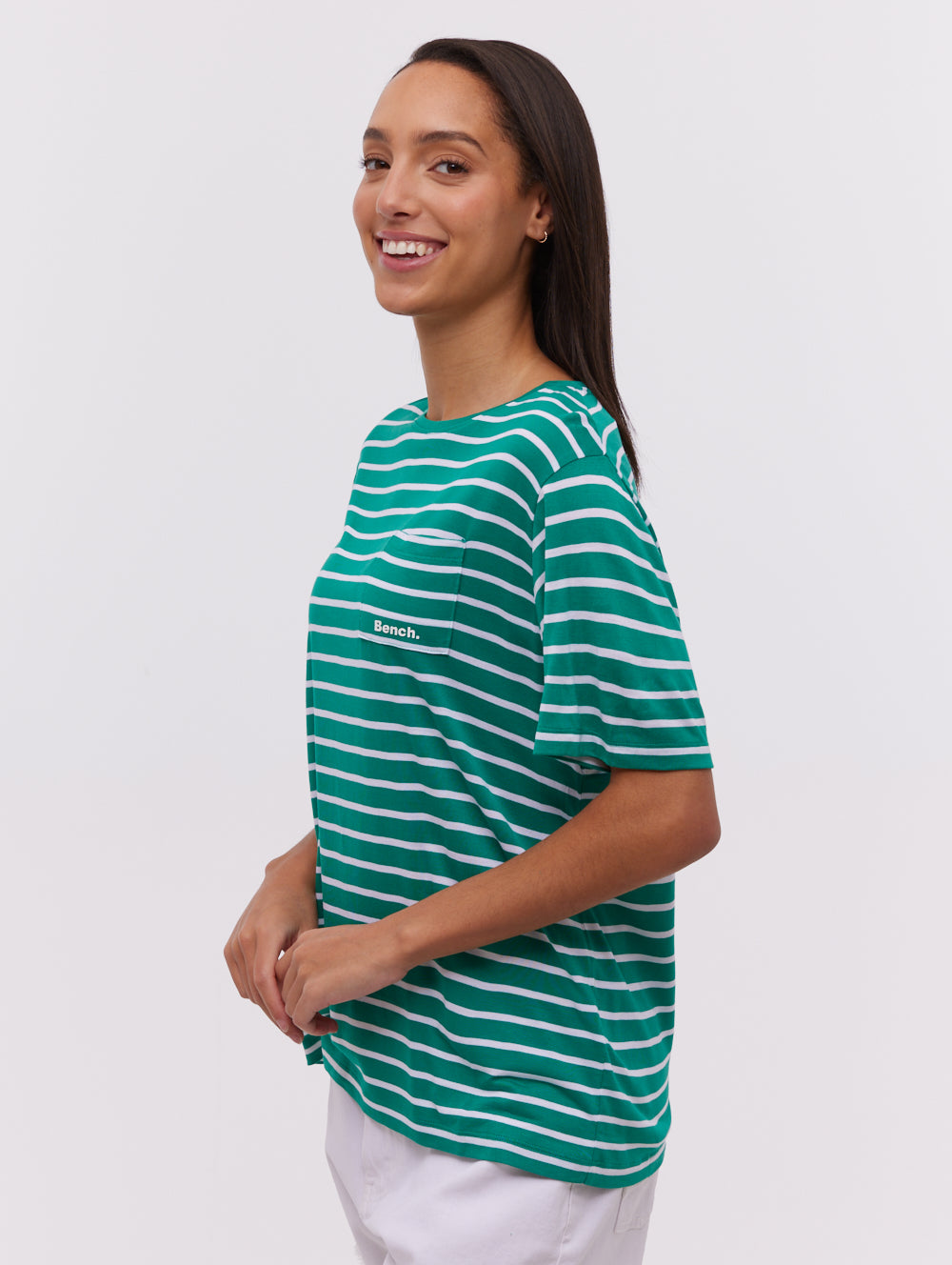 Tee-shirt rayé à poches Nouria