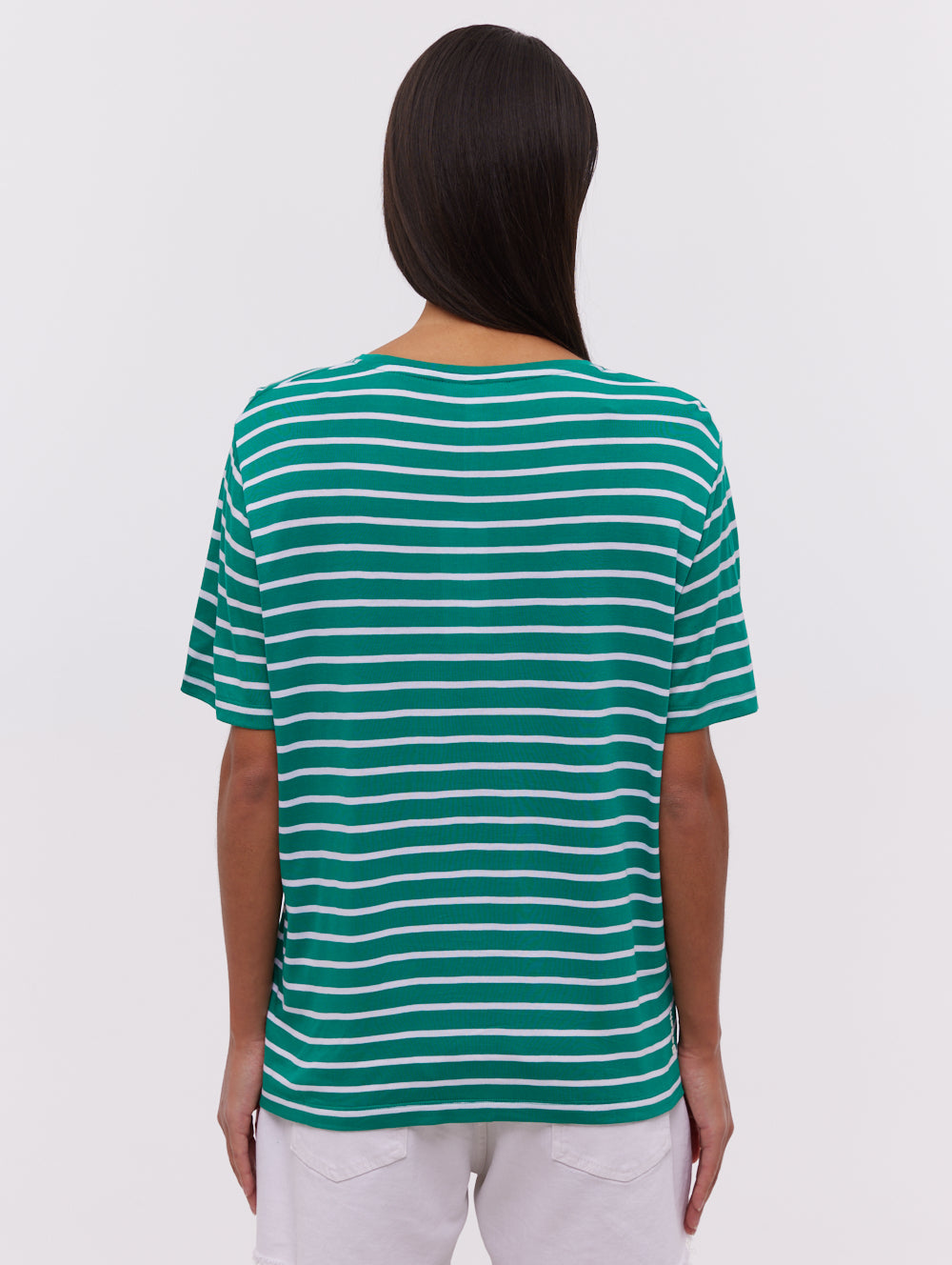 Tee-shirt rayé à poches Nouria