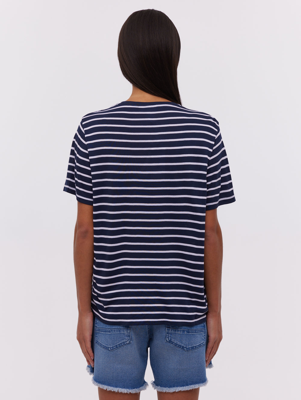 Tee-shirt rayé à poches Nouria