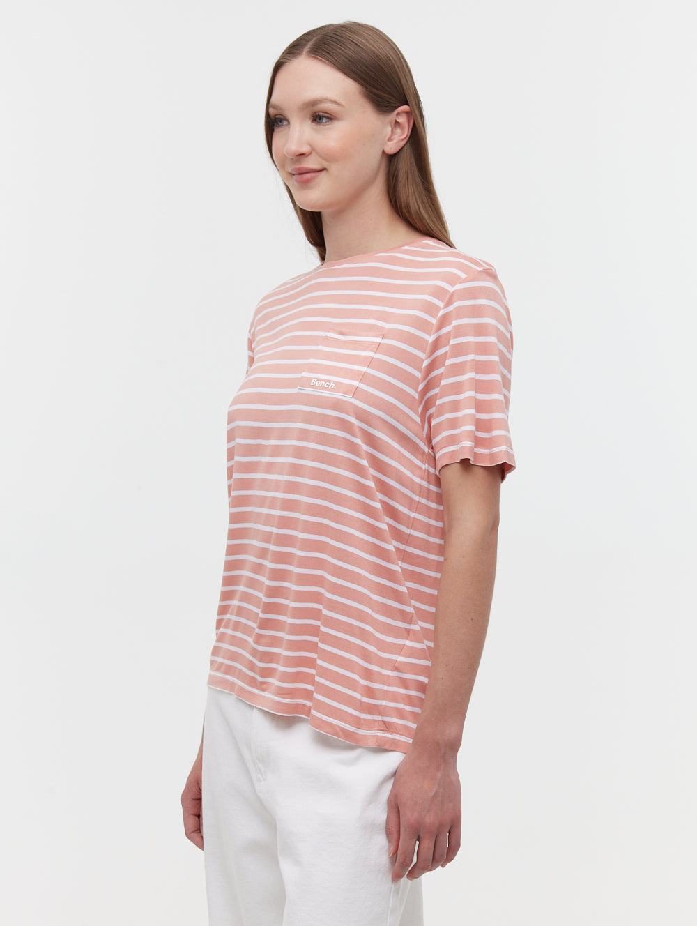 Tee-shirt rayé à poches Nouria