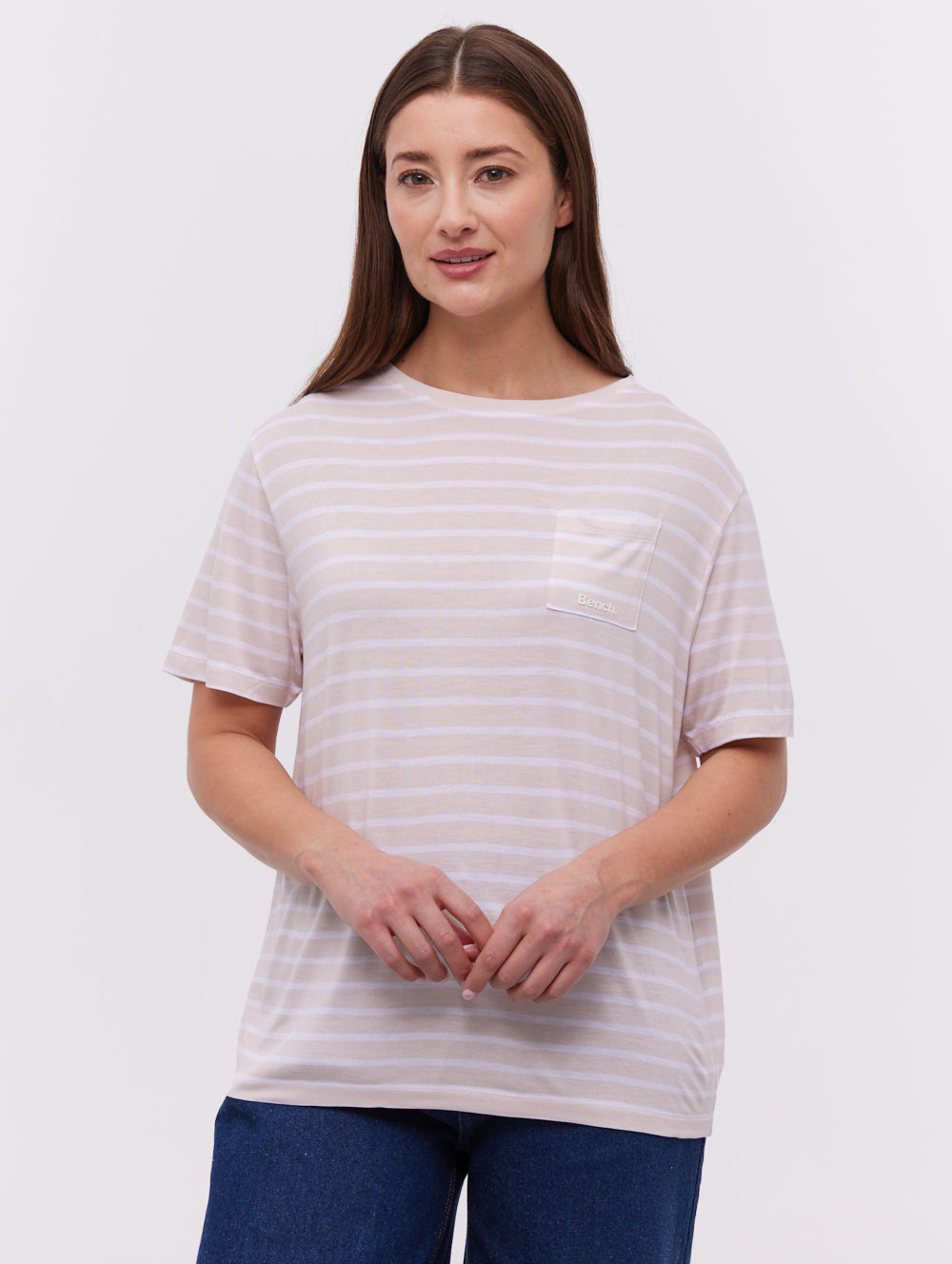 Tee-shirt rayé à poches Nouria