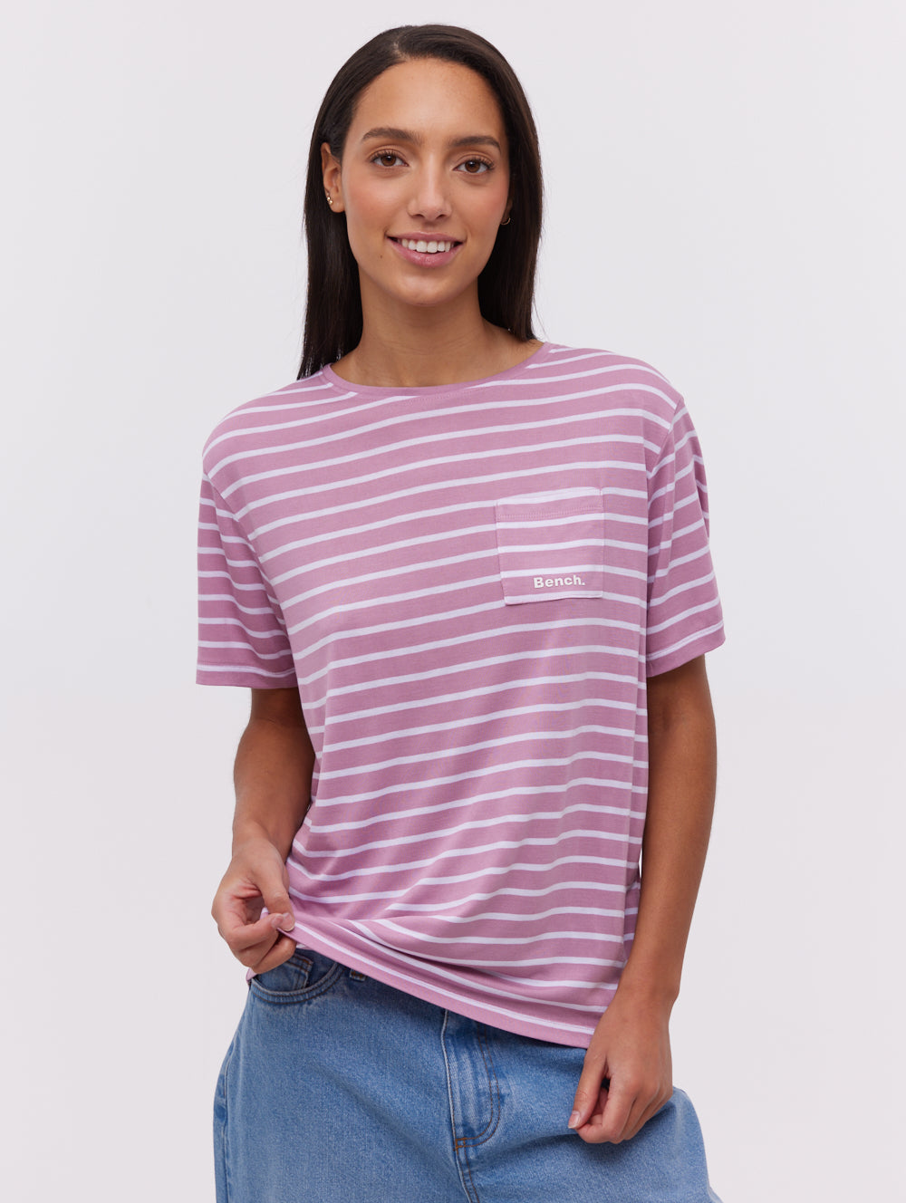 Tee-shirt rayé à poches Nouria