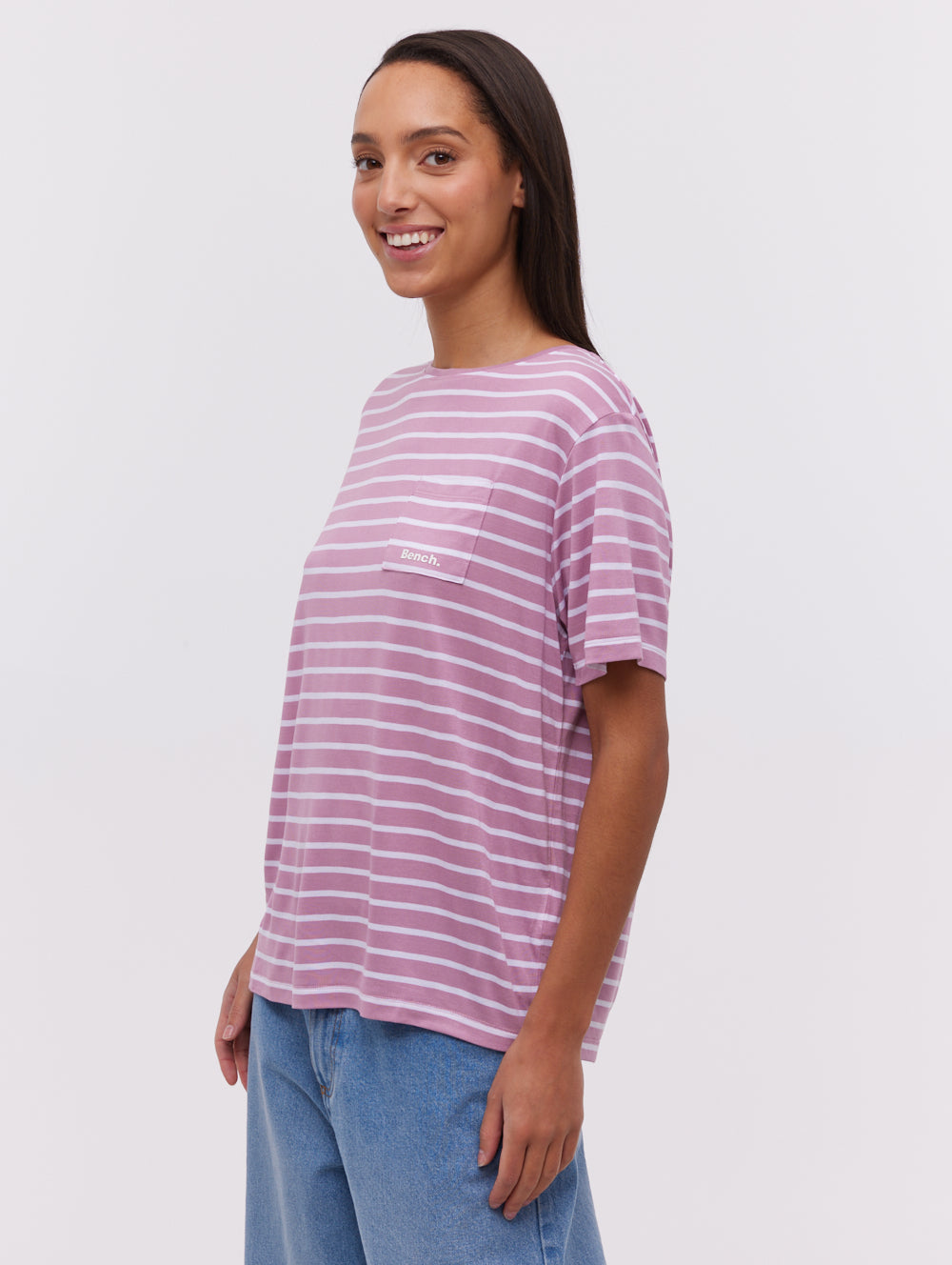 Tee-shirt rayé à poches Nouria