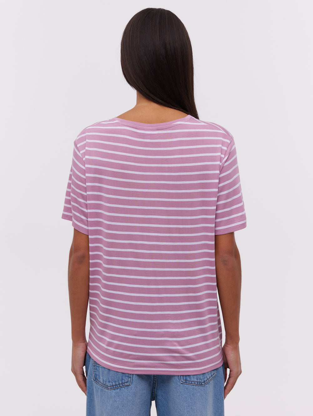 Tee-shirt rayé à poches Nouria
