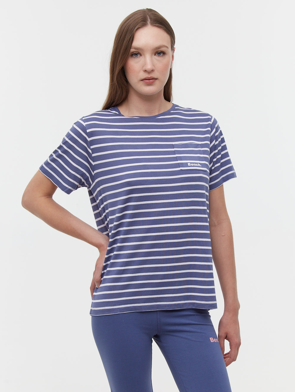 Tee-shirt rayé à poches Nouria