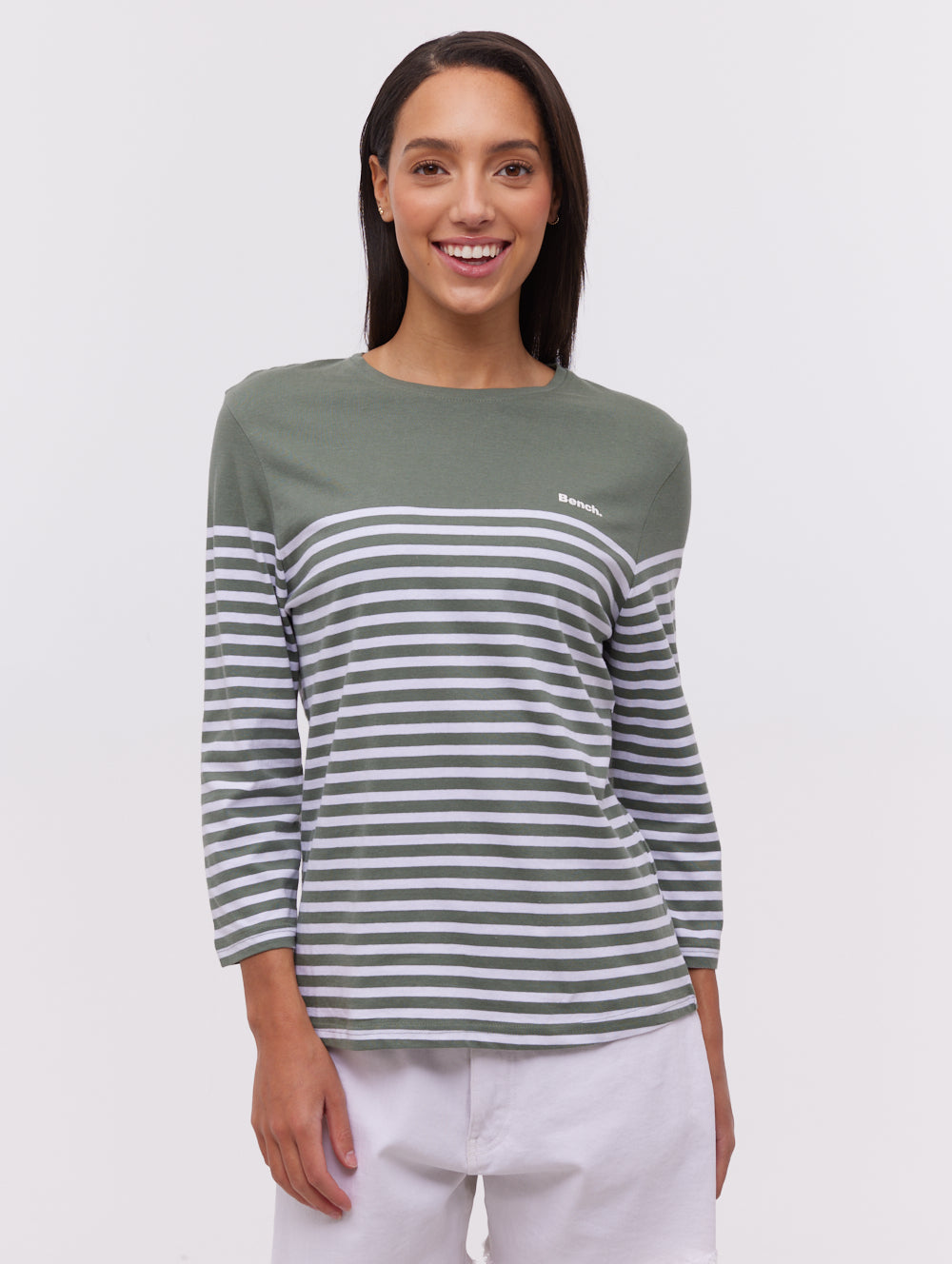 Arian t-shirt rayé marin 3/4