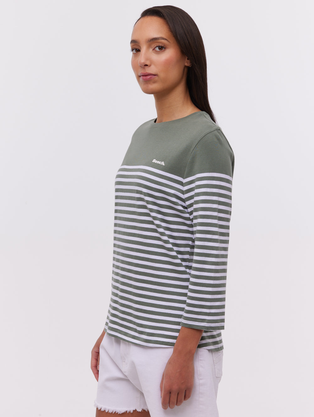 Arian t-shirt rayé marin 3/4