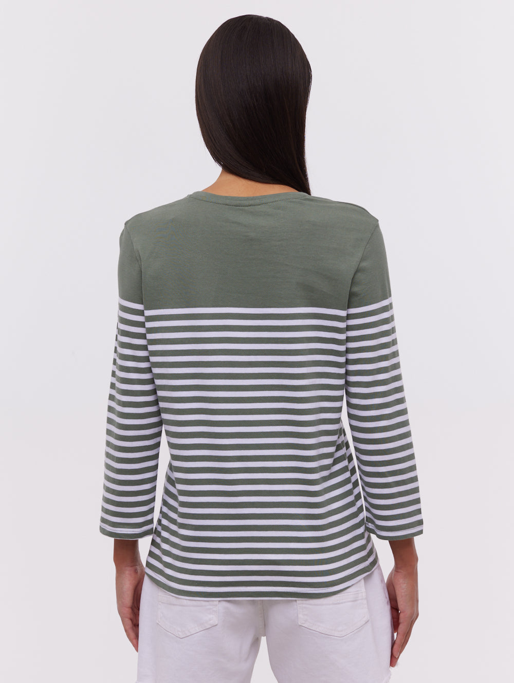 Arian t-shirt rayé marin 3/4